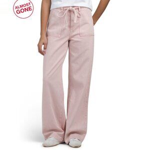 LE JEAN Dusty Pink Made In Usa Rory Relaxed High Rise Jeans